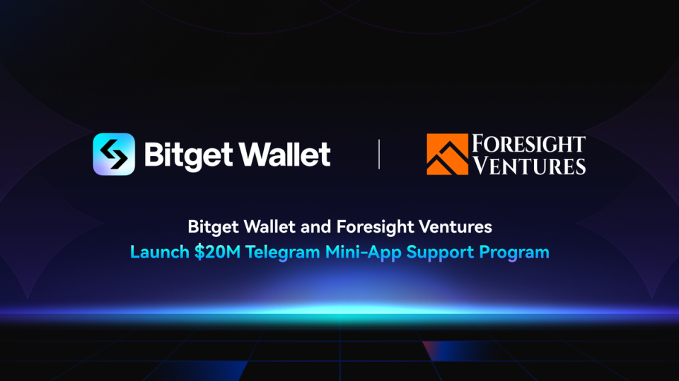 Bitget Wallet и Foresight Ventures запускают программу поддержки мини-приложений в Telegram на $20 млн