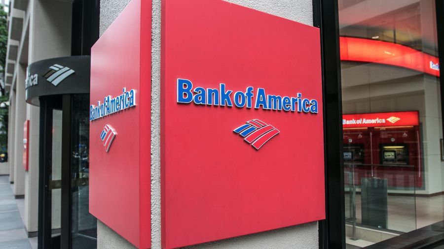 Bank of America:          $100 000