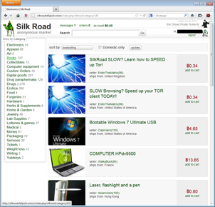 Silk Road screen
