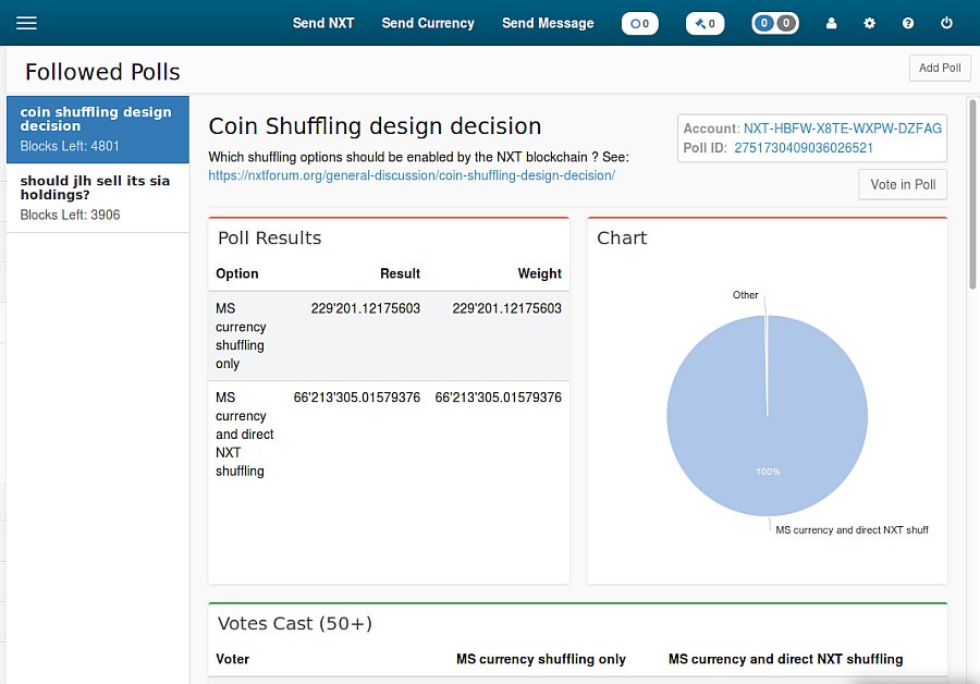 Голосование по CoinShuffle