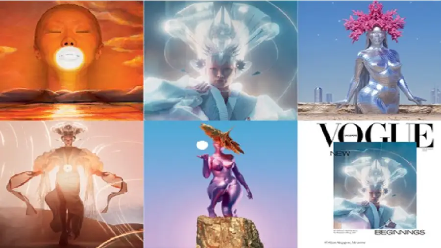 Vogue Singapore представил коллекцию NFT на аукционе OpenSea