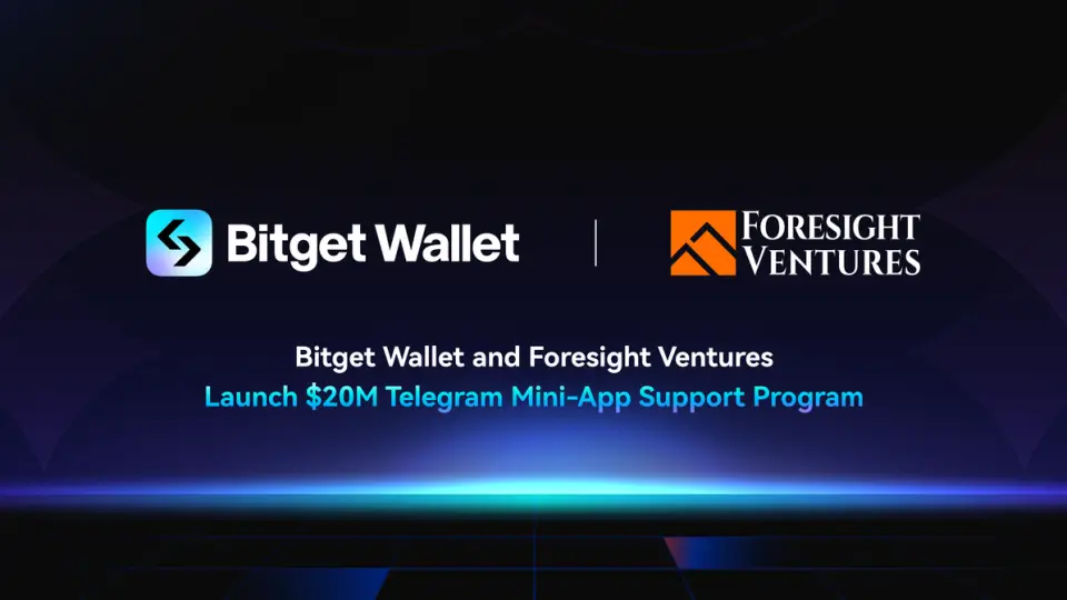 Bitget Wallet и Foresight Ventures запускают программу поддержки мини-приложений в Telegram на $20 млн