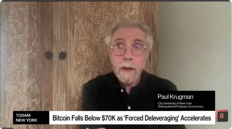 Пол Кругман: На биткоин-рынок надвигается «Фимбульветр»