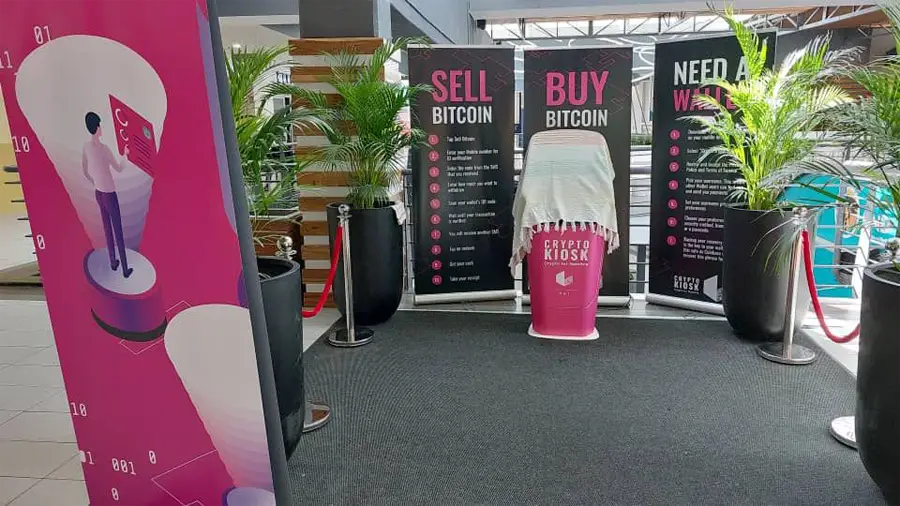 В Намибии установили первый криптомат под названием Crypto Kiosk