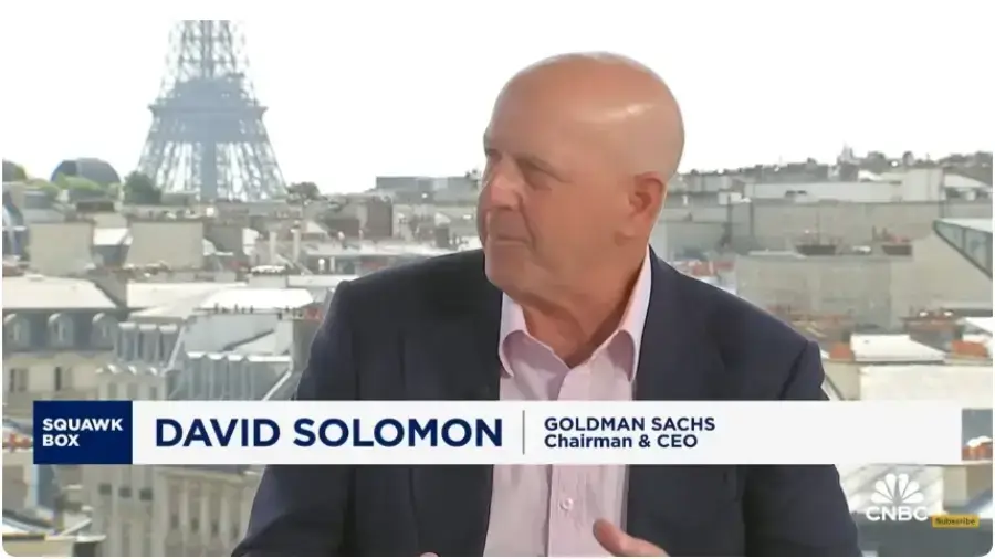 Глава Goldman Sachs Дэвид Соломон рассказал о владении биткоином