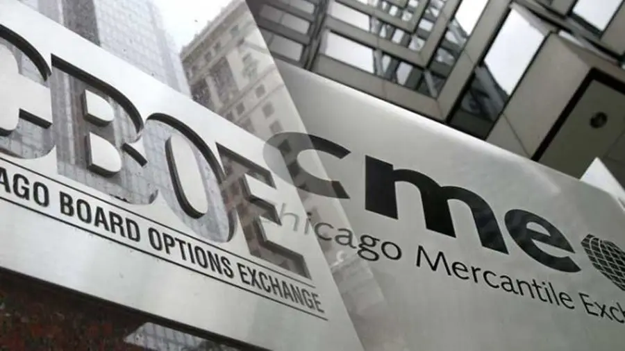 Объемы торгов фьючерсами на биткоин на CME и CBOE снизились до уровня 2017 года