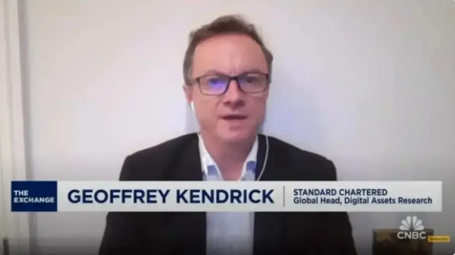 Джеффри Кендрик: Standard Chartered пересмотрел прогноз цены эфира до конца года