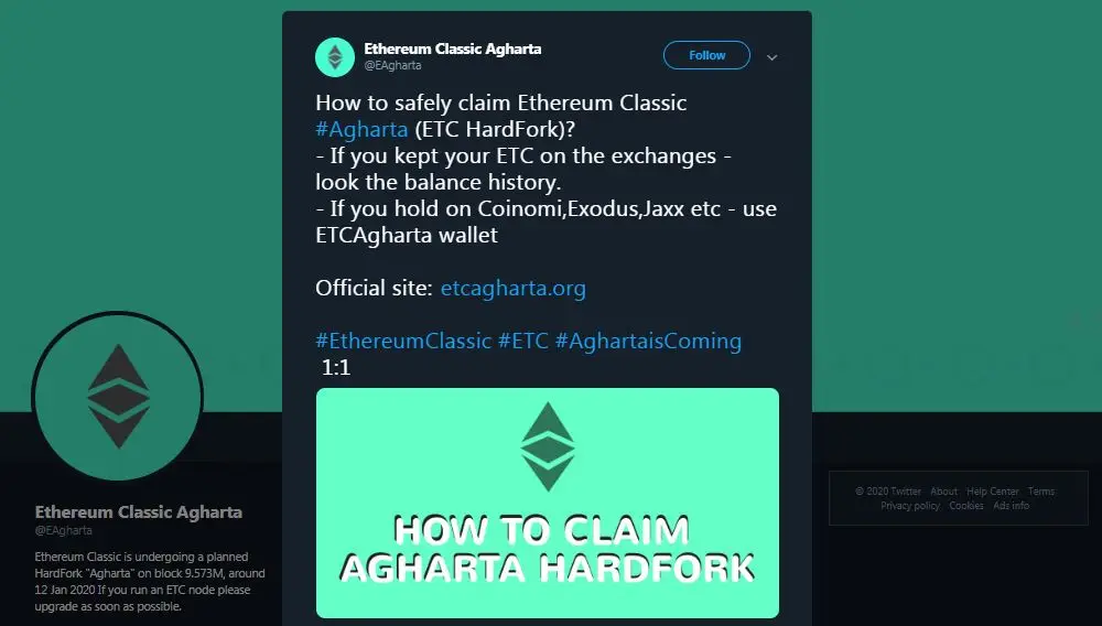 Ethereum Classic предупреждает о мошенническом проекте «EAgharta»