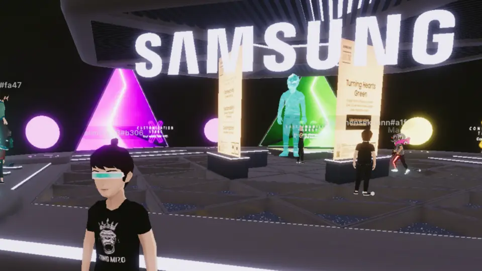 Samsung запускает интерактивный мир в метавселенной Roblox