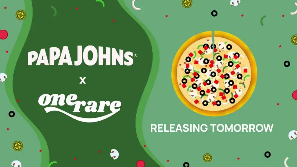 Papa Johns начинает торговать NFT в кулинарной метавселенной OneRare