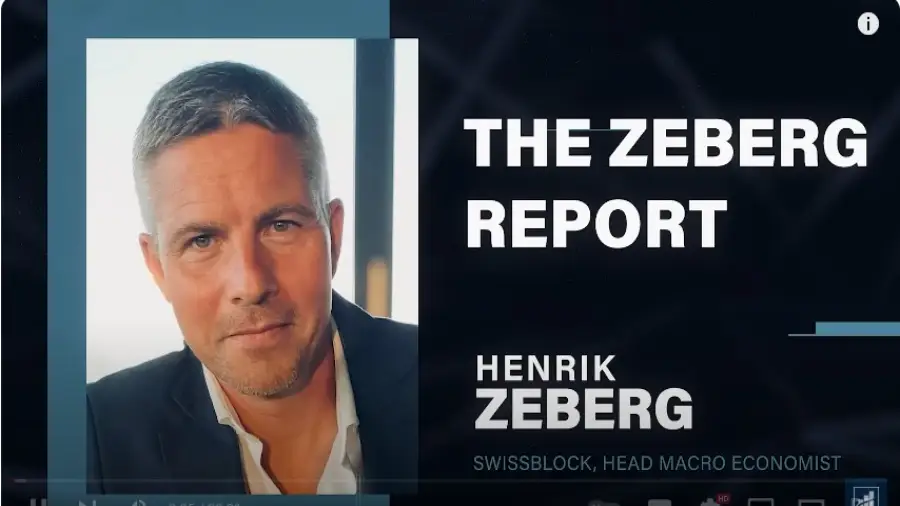 Henrik Zeberg: The cryptocurrency bubble will soon burst