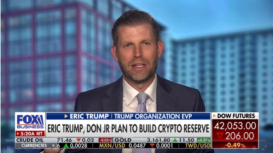 Trump’s son called the reasons for the family’s interest in cryptocurrencies