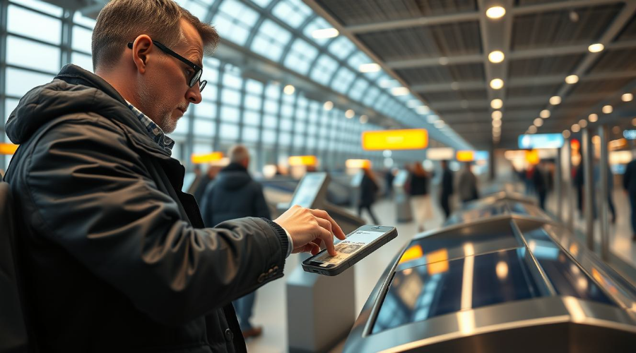 Visitor of the Russian airport paid for the parking of digital rubles