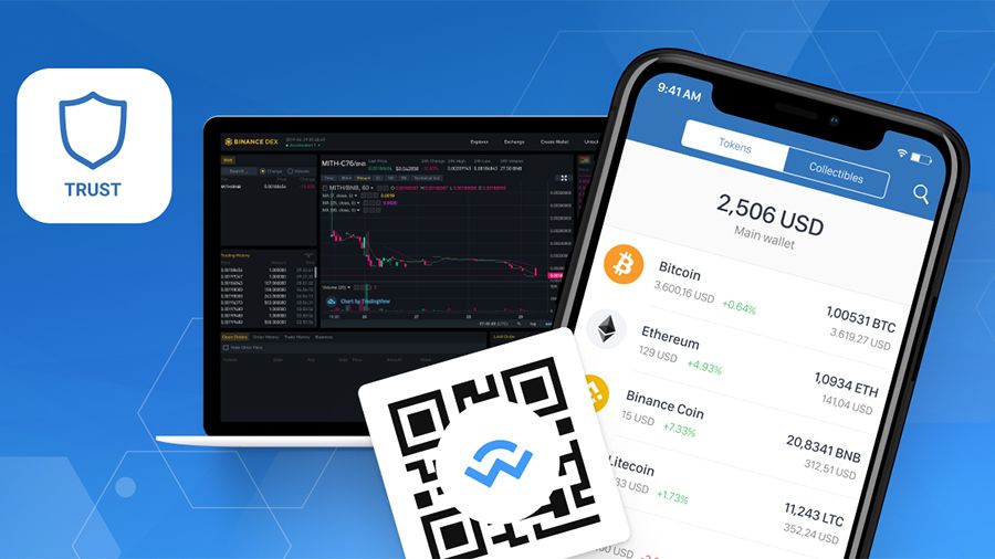 В Trust Wallet добавлена поддержка книги заявок Binance DEX