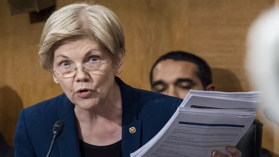 Senator Elizabeth Warren called to tighten the laws for crypto companies