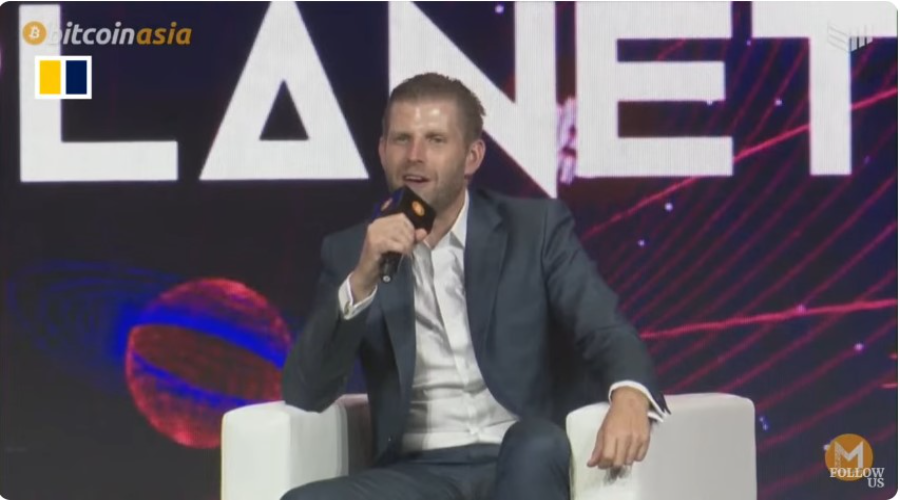 Eric Trump recognized the fallacy of his forecast of the Bitcoin course