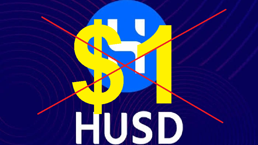 Stablecoin HUSD lost its peg to the US dollar