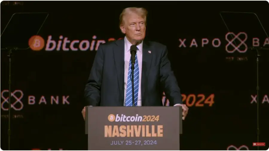 Donald Trump: “In my four years in office, Bitcoin has grown by 3900%”
